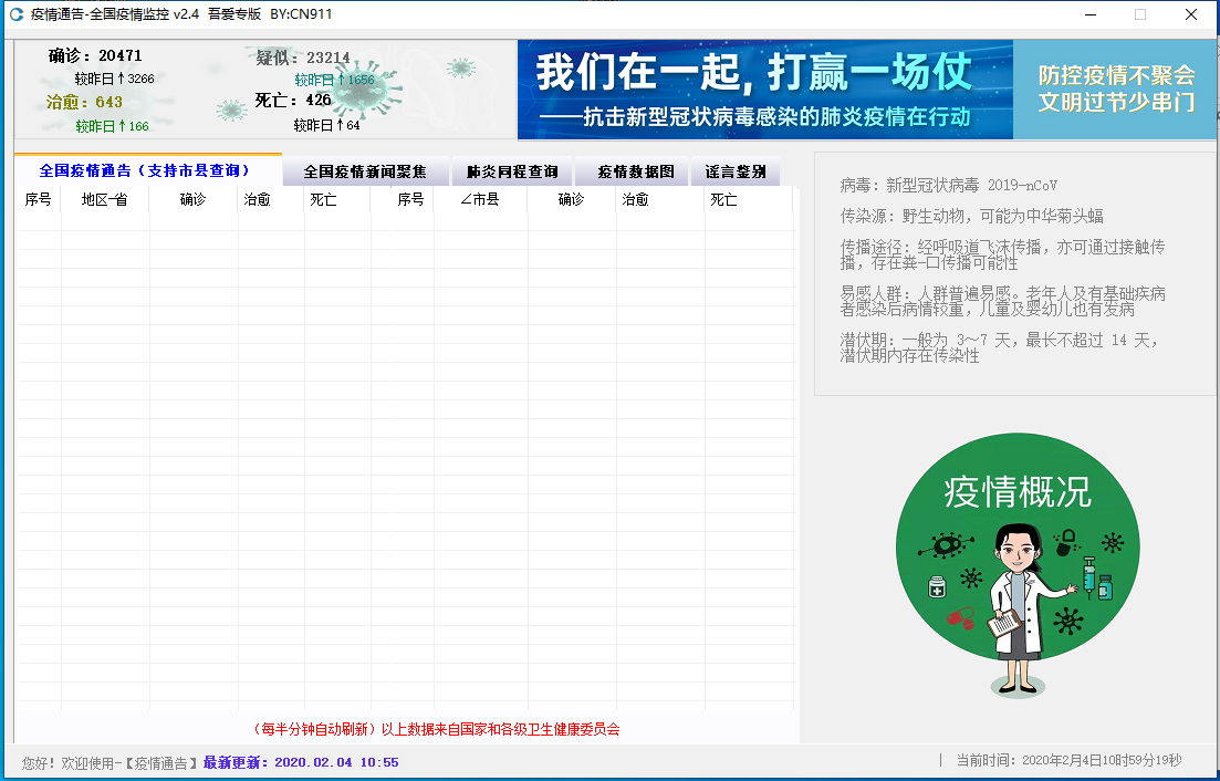 最新疫情软件