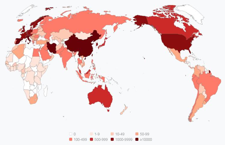 世界疫情数字最新